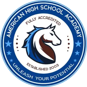 Logo of the American High School Academy